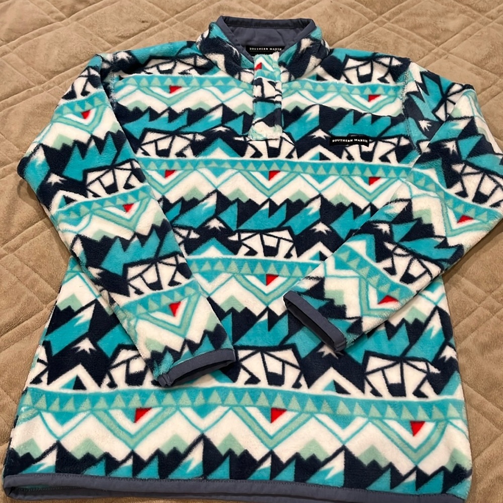 Southern marsh youth Fairbanks pullover fleece